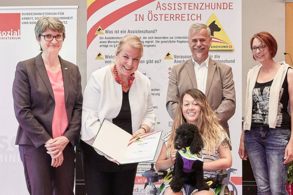 Assistenzhunde Zertifikatsverleihung